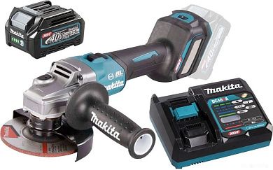 Угловая шлифмашина аккум. GA 029 GM101 (40.0 В, 1 акк. х 4.0 А/ч, круг 125х22 мм, кор.) MAKITA