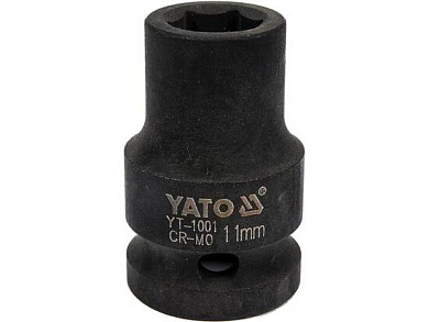 Головка ударн. 1/2" 11мм , L=39мм, 6гр. CrMo (YT-1001) YATO