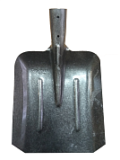 Лопата совковая со скругленным бортом из рельсовой стали с ребрами жесткости БТЗ