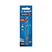 Сверло по металлу ц/х 4.0х43х93 мм, HSS, хв. HEX 1/4", класс A1 "IMPACT READY" (29623-4_z01) ЗУБР