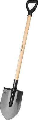 Лопата штыковая, дерев. черенок с ручкой 1200мм ЛКО "МАСТЕР" (39572) ЗУБР