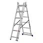 Лестница алюмин., 3х6 ступ, трехсекц., 2510мм, слож.1685х445х135мм,(97816) СИБРТЕХ фото2