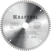 Диск пильный 250х32х80Т по алюминию "Multi Material" (36953-250-32) KRAFTOOL