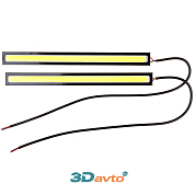 Ходовые огни 12V 1 COB диод (~170*3*15мм) 2шт (S01501033) SKYWAY