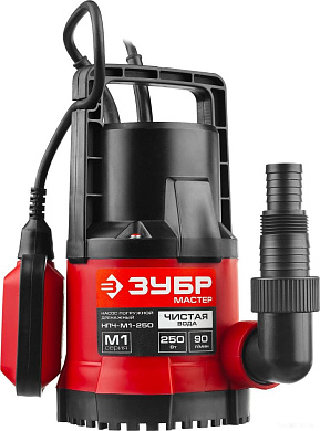 Насос дренажный с минимальным уровнем откачки НПЧ-М1-250 250 Вт ЗУБР