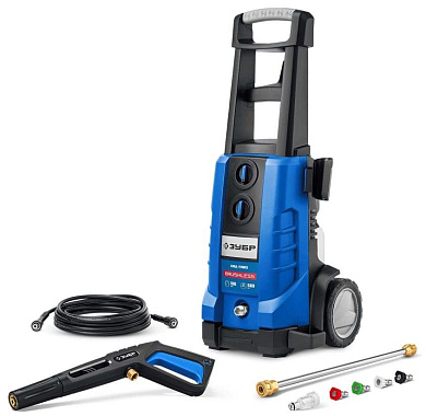 Мойка высокого давления АВД-П180 (2300Вт, макс. 110 Атм, 500 л/ч, бак 1.2 л, колеса) ЗУБР