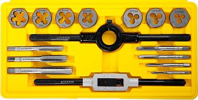Набор метчиков и плашек M3-M12, 16пр. "MaxCut" (28010-H16_z01) STAYER
