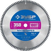 Диск пильный 350х50х3.0/2.2х100Т по алюминию "Мультирез" (36907-350-50-100_z01) ЗУБР