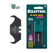 Лезвие для ножа крючкообразное (10шт.) "BlackMax-S24" (09628-S10) KRAFTOOL