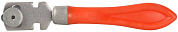 Стеклорез роликовый, 3 режущих элемента, с пластмассовой ручкой