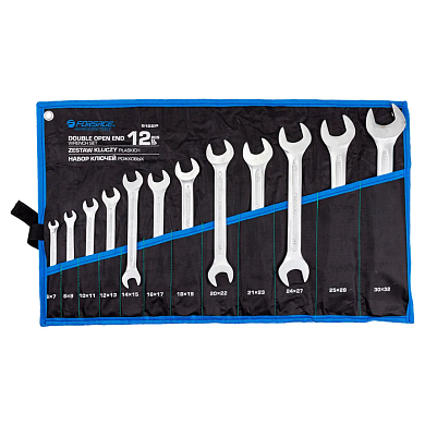 Набор ключей рожковых, 12пр. 6-32 мм (F-5122P) Forsage