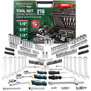 Набор инструмента автомобильного (1/2", 1/4", 3/8") 216пр. (RF LIGHT-38841) RockFORCE LIGHT