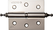 Петля дверная разъемная "ЭКСПЕРТ", 1 подшипник, цвет мат. никель (PN), левая, с крепежом, 75х63х2,5мм,2шт (37605-075-4L) ЗУБР