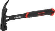 Молоток кровельщика 600гр, цельнокованый, двухкомп. TPR и PP ручка (YT-45744) YATO