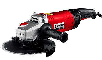 Угловая шлифмашина УШМ-230-2605 П (2600 Вт, круг 230х22 мм, плав. пуск, кор.) ЗУБР
