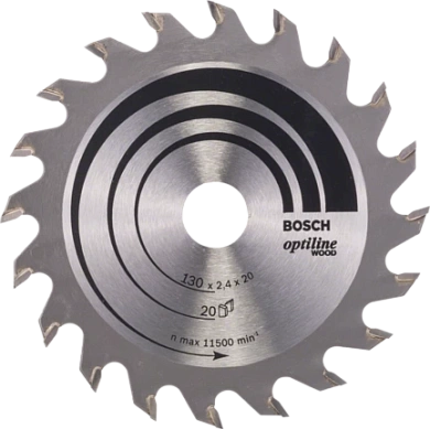Диск пильный 130х20/16х20 OptilineWood (2 608 640 582) BOSCH