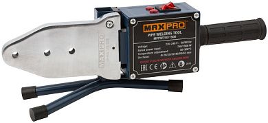 Аппарат для сварки полипропиленовых труб MPPW750/1500, 750-1500Вт, насадки 20-63мм (F_85283) MAX-PRO