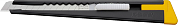 Нож с выдвижным лезвием, черный, 9мм (OL-180-BLACK) OLFA