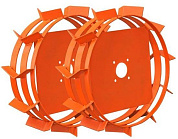 Грунтозацепы SKIPER ГР1.4 (диам.480 мм, с учётом зубьев 560 мм, эмаль). Пара, SKIPER