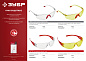 Очки защитные открытого типа, желтые, двухкомпонентные дужки "Спектр 3" (110316) ЗУБР фото4
