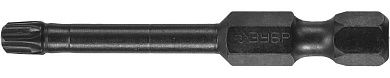 Биты "ПРОФИ" TORX, тип хвостовика E 1/4", T25, 50мм, 2шт, на карточке (26025-25-50-S2) ЗУБР