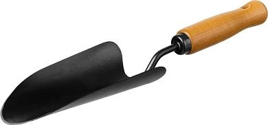 Совок посадочный "PROLine" с деревянной ручкой, , 180х90х375мм (421512) GRINDA