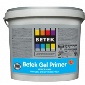 Грунтовка тиксотропная для внутренних работ BETEK GEL PRIMER 2.5 л