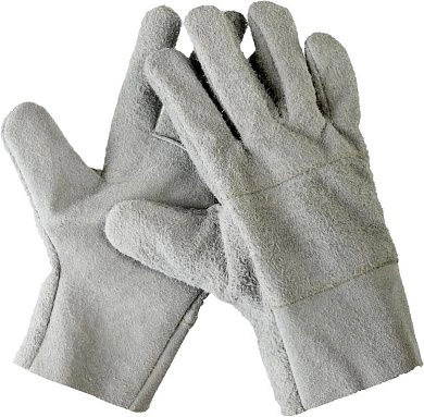 Перчатки рабочие кожаные, из спилка, XL (1134-XL) СИБИН
