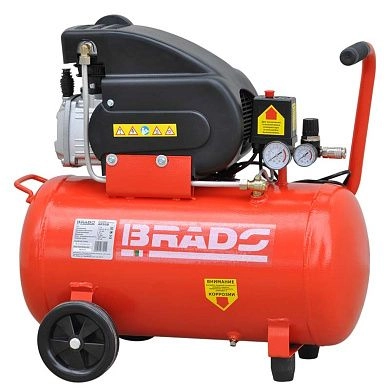 Воздушный компрессор BRADO AR25S (до 180 л/мин, 8 атм, 25 л, 230 В, 1.50 кВт)