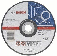Круг отрезной 125х1.6х22.23 мм для металла (2 608 600 219) BOSCH