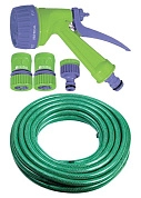 Набор поливочный, шланг 3/4" 15м, 7-реж пистолет, соед., адаптер (67422) PALISAD
