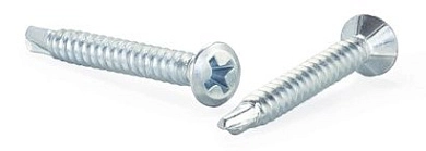 Саморез оконный 3,9х32 мм (белый цинк, со сверлом 024, 500 шт.) РМЗ