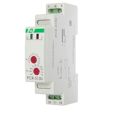 Реле времени PCR-513U (264В 8А 1NO/NC) EA02.001.004 Евроавтоматика ФиФ