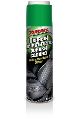 Очиститель обивки салона пенный 650 мл. аэрозоль (RW6083) RUNWAY