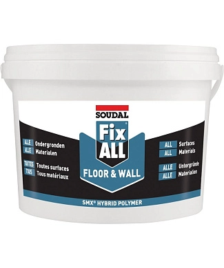 Клей гибридный  Fix All FLOOR&WALL белый 4 кг, SOUDAL