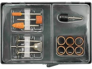 Набор шлифовальных и полировочных насадок, 13шт. (25410) VOREL