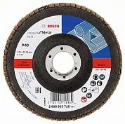 Круг лепестковый 125х22 мм для металла, Standard or Metal (2 608 603 716) BOSCH