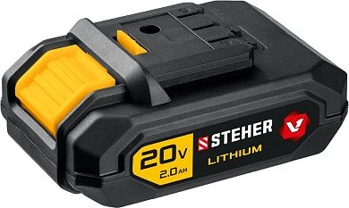 Аккумулятор 20В 1шт 2.0 А/ч Li-Ion, тип V1 (V1-20-2) STEHER