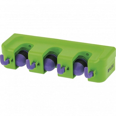 Держатель настенный пластиков. для садово-огородного инструмента, 3 ячейки, 4 крюка (68301) PALISAD