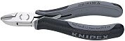 Кусачки боковые (бокорезы) для электроники ESD, 135мм, 2-комп. рукоятки (7702135HESD) KNIPEX