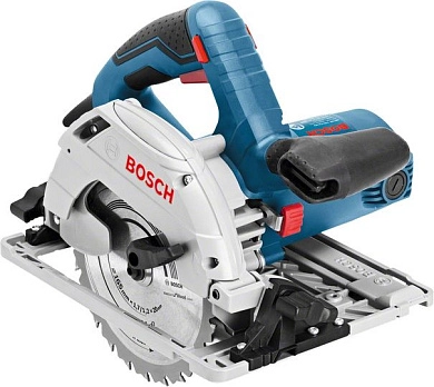 Пила циркулярная GKS 55+ GCE (1350 Вт, диск 165х20 мм, до 63 мм, кор.)(0 601 682 100) BOSCH