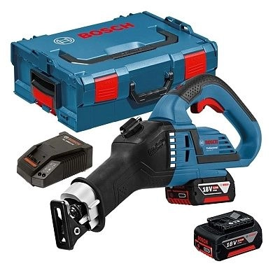 Ножовка сабельная аккум. GSA 18V-32 (18.0 В, 2 акк. х 5A/ч,дер.до 230мм,L-BOXX)(0 601 6A8 106) BOSCH