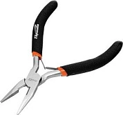 Длинногубцы прямые 130 мм Mini, никелированные, авторазжим (17820) SPARTA