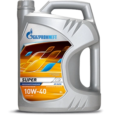 Масло моторное Super 10w-40 5л, (253142143) Gazpromneft