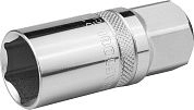 Головка 1/2", 21мм, 6гр., свечная, Cr-Mo "INDUSTRIE QUALITAT" (27813-21_z01) KRAFTOOL