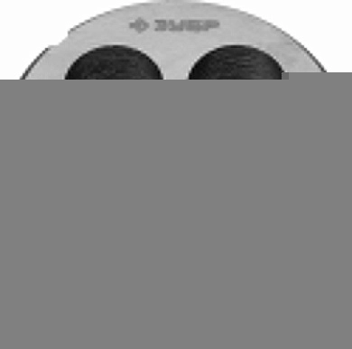 Плашка м/р М12x1.75, 9ХС "ПРОФЕССИОНАЛ" (4-28023-12-1.75_z01) ЗУБР