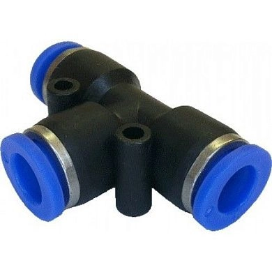 Фитинг пневматический PU/PE тип T12мм (G03044) GEKO