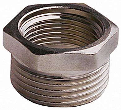 Футорка никелированная латунь, 1" х 3/4" (51081-1-3/4) GENERAL FITTINGS