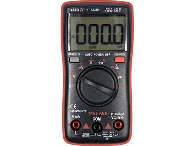Мультиметр цифровой 0-750 В + True RMS (YT-73089) YATO