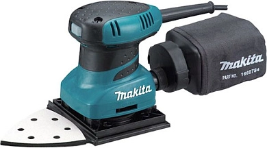 Виброшлифмашина BO 4565 (200 Вт, подошва 114х102мм, ампл. 1.5мм, кор.) MAKITA